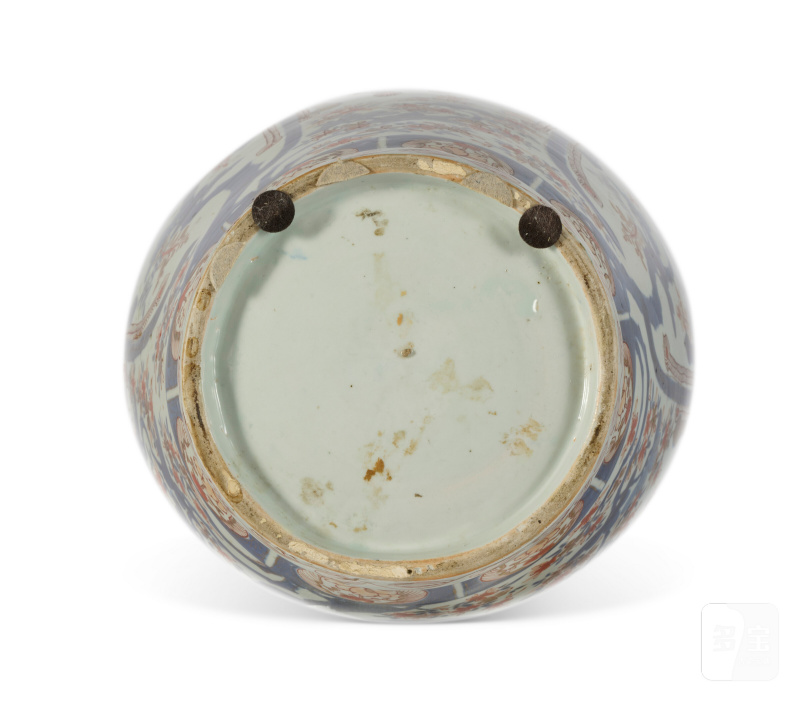 PAIRE DE POTICHES COUVERTES EN PORCELAINE IMARI À DÉCOR DE PAONS  JAPON, ÉPOQUE EDO, XVIIE SIÈCLE - 图5